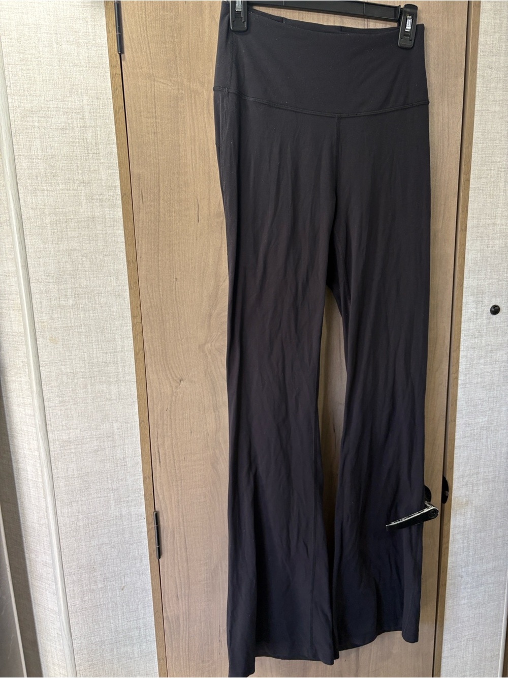 lululemon athletica Black Wide-Leg Yoga Pants